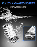 L4 Entry Level GPS Bike Computer Wireless, Laminated 2.3" Screen, Ultra Thin and Lightweight Bike Speedometer, IPX7 Waterproof, Bluetooth ANT+ Cycling Computer