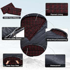 KingCamp Double Sleeping Bag for Adults, Queen Size 2 Person XXL Flannel Sleeping Bag, Waterproof Lightweight Flannel Quilt with 2 Pillows, Perfect for Couples Family Camping Hiking