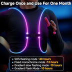 Reflective Running Vest, Running Lights For Runners, Reflective Running Gear Walking Vest For Women, Night Running Gear, Light Up Running Vest, Gifts For Runners, Safety Running Vest For Women & Men