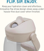 CamelBak Thrive Flip Straw 32oz Water Bottle with Tritan Renew – Easy Carry - Straw Top, Clear