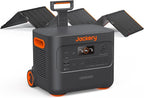 Jackery Solar Generator 2000 Plus 500W, 2042Wh LiFePO4 Battery 3000W Output, Portable Power Station with 500W Solar Panel, Fast Charging in 2H, Expandable for Outdoor RV Camping and Home Emergency