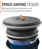 GSI Outdoors Bugaboo Base Camper, High-Efficiency Cookset – Ceramic Non-Stick Coated