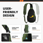 SKYSPER Sling Bag RFID Crossbody Sling Backpack Cross Body Shoulder Bag Travel Hiking Daypack for Women Men