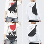 MAXTOP Large Crossbody Fanny Pack with 4-Zipper Pockets,Gifts for Enjoy Sports Festival Workout Traveling Running Casual Hands-Free Wallets Waist Pack Phone Bag Carrying All Phones