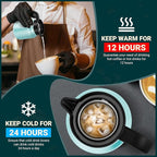 34Oz Thermal Coffee Carafes For Keeping Hot/Cold, Stainless Steel Coffee Carafe, Dustproof Insulated Water Carafe for Party/Home,Blue