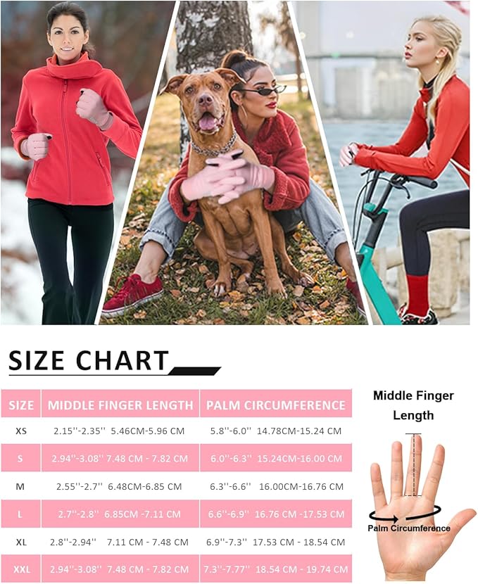 RIGWARL Gloves for Cool&Cold Weather Waterproof, Winter Gloves for Men Women Touch Screen