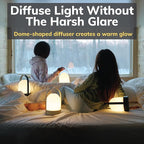 Bask KIN 3.0 Portable Cordless Rechargeable Lantern Table Lamp | Goes 5X Longer Without Needing A Charge - Only Lamp with A Long-Lasting LiFePO4 Battery On The Market