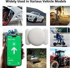 Tracker Device for Vehicles,Mini Hidden Car Tracker with Magnetic Case,No Monthly Fee Real Time GPS Car Tracker Works with Apple Find My (iOS Only) (White,1PCS)