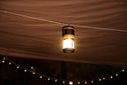 LED Camping Lantern Rechargeable, 1800LM, 4 Light Modes, 4400mAh Power Bank, IP44 Waterproof, Perfect Lantern Flashlight for Hurricane, Emergency, Power Outages, Home and More, with USB Cable (2 Pack)