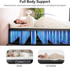 COMMOUDS Twin Air Mattress with Built-in Battery Powered Removable Pump, 13" High Inflatable Mattress, Portable Blow up Mattress, Air Bed for Camping, Home and Guest