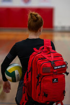 AMERICANPHOENIX 45L Elite Tactical Backpack | 3X Stronger Work & Military Backpack | Water Resistant and Heavy Duty | 3 Day MOLLE Bug Out Bag (Scarlet Sage)