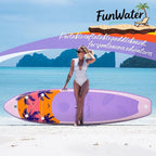 FunWater Stand Up Paddle Board Ultra-Light Inflatable Paddleboard with SUP Accessories for Adults & Youth of All Skill Levels