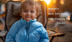 T40 Toddler Sleeping Bags Boys Girls | Ages 2-4 | Puffy Kids Sleeping Bag Camping Sleepovers |up to 46 in| Lightweight Compact Comfort for Indoor Outdoor Machine Washable