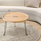 Home or Outdoor Multi-Functional Folding Portable Space-Saving Table (Brown)