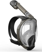 Zenoplige Full Face Snorkel Mask Adults,Dry-Top Snorkeling Gear with Camera Mount,Foldable 180-Degree Panoramic Scuba Mask for Snorkeling Diving Swimming Travel,Snorkel Mask Anti-Fog & Anti-Leak