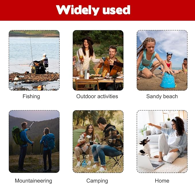 Travel Folding Camping Stool, Use Height 14.6" and Maximum Weight 300 lbs Outdoor Portable Tripod Seat Fishing Chair Seat for Camping Fishing Hiking Gardening and Beach Garden Painting (Red)