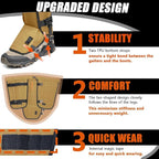 Frelaxy Snake Gaiters, Waterproof Snake Guard Chaps, Snake Bite Protection for Lower Legs, Adjustable Snake Proof Gaiters for Hunting/Outdoor Working, Fit for Men & Women