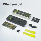 SUUNTO Run Sports Watch, 1.32" AMOLED Touchscreen w/Crown Button, 12D Battery Life, Dualband Accurate GPS, Running Wrist Heart-Rate & Sleep Health Tracking, 35g Lightweight & 4GB Offline Music, Lime