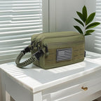 Tactical Toiletry Bag for Men Dry Wet Separate Dopp Kit Travel Hygiene Bag EDC Utility Tool Molle Pouch Mens Shaving Kit Travel shower Bags (OD Green)