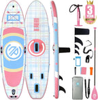 Niphean（Ultra-Light）Inflatable Paddle Board with (Beginner Friendly) StabilTrac Fin and Durable SUP Accessories, 10' Stand Up Paddle Boards for Adults & Youth, Versatile Yoga Paddle Board, Gift Ideas