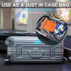 Vomgomfom Travel Duffle Bag for Men,65L 85L 115L Foldable Travel Duffel Bag with Shoes Compartment Overnight Bag for Men Women