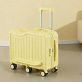 Ride-on Luggage for Kids, Children's Trolly Case with 6-Spinner Wheels & Retractable Cup Holder, Suitcase Stroller, Hardshell Carry On Suitcase(Yellow,24in)