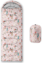 QOOMO Camping Sleeping Bags,3 Season Warm & Cool Weather,Lightweight,Waterproof Sleeping Bags for Adults & Kids,Traveling,and Outdoors,Camping Gear Equipment