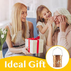 Cardinal Solar Lantern Outdoor Waterproof, Large 13.4" Metal Decorative Hanging Lantern, Oversized Solar Panel & 2000mAh Battery, Warm Glow for Garden Decor & Patio Ambience – Memorial & Sympathy Gift