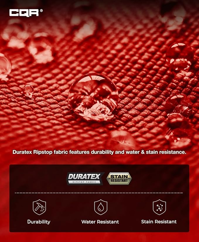 CQR Men's Tactical Pants, Water Resistant Ripstop Cargo Pants, Lightweight EDC Work Hiking Pants, Outdoor Apparel