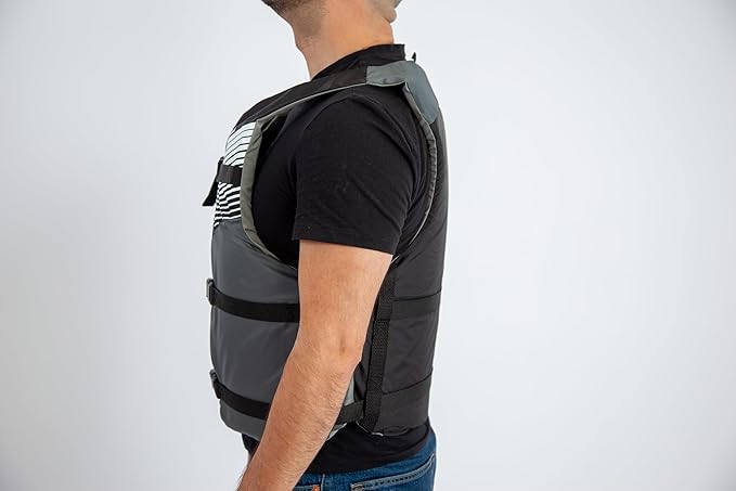 Stohlquist FIT Adult Life Jacket, US Coast Guard Approved Type III Life Vest, PFD for Men and Women, Easily Adjustable, Lightweight and High Buoyancy - Universal Fit (30-52" Chest)