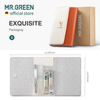 MR.GREEN Colorful Manicure Set Practical Pedicure Kits Nail Clippers Personal Care Tools Facial Hair Scissors with Fashion Case (Mr-6683 Orange)