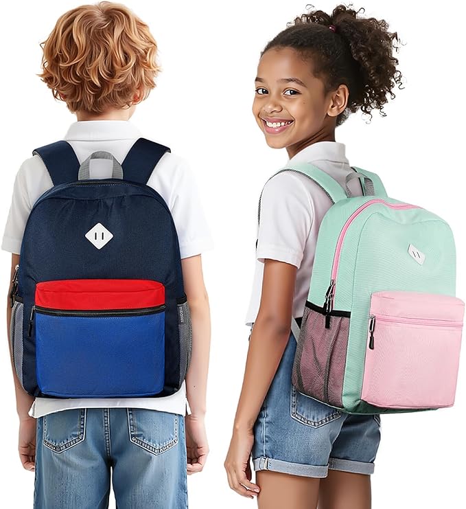 mibasies Kids Backpack for Girls 5-9: Large Girls Backpack for Elementary School