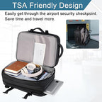 Travel Backpack for Men, Carry on Backpack Expandable 45L Suitcase Backpack Airline Approved Large Luggage Business Weekender Bag