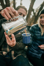 Stansport Aluminum Percolator Coffee Pot with Wire Handle