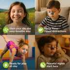 TapeGeeks Nasal Strips for Kids Nose Strips for Breathing Nasal Strip for Reducing Snoring Boys and Girls, Mix Colors
