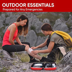 PTEROMY 300 Piece First Aid Kit, Portable Small Emergency Kits Compact 1st Aid Kit with Hard Storage Case for Car, Travel, Home, Camping, Outdoor, Hiking