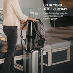 SwissGear 1900 ScanSmart 17” Laptop Backpack Grey Heather – Reflective Tech Backpack with ScanSmart Compartment – Multiple Organizer Pockets & RFID Scan Blocking Technology