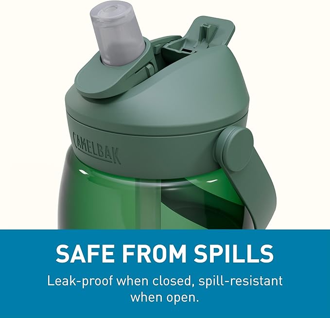 CamelBak Thrive Flip Straw Tritan Renew Water Bottle Forest Green, 32oz