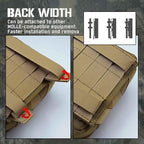 Upgrade Molle Rip Away Ifak Pouch, Tactical Small Belt First Aid Pouch Medical Utility EMT Pouch Only