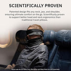 trtl Pillow - Scientifically Proven, Super Soft Neck Support Travel Pillow - Lightweight and Machine Washable - Ergonomic Design for Traveling on Airplanes, Cars, and Trains - Coral