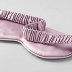 Silk Sleep Mask Light Blocking Luxury 100% Mulberry 19mm Silk Eye Mask Eye Cover Blindfold Ultra Soft Light & Comfy Anti Aging Skin Care with Travel Bag Gift Package