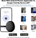 Air Tag for Android Air Tags-4 Pack Android（NOT for iOS） Bluetooth Tracker for Android Smart Tracking Tag for Google Find Hub Device App. Finder for Suitcase, Backpack, Purse,Keys, Luggage,etc