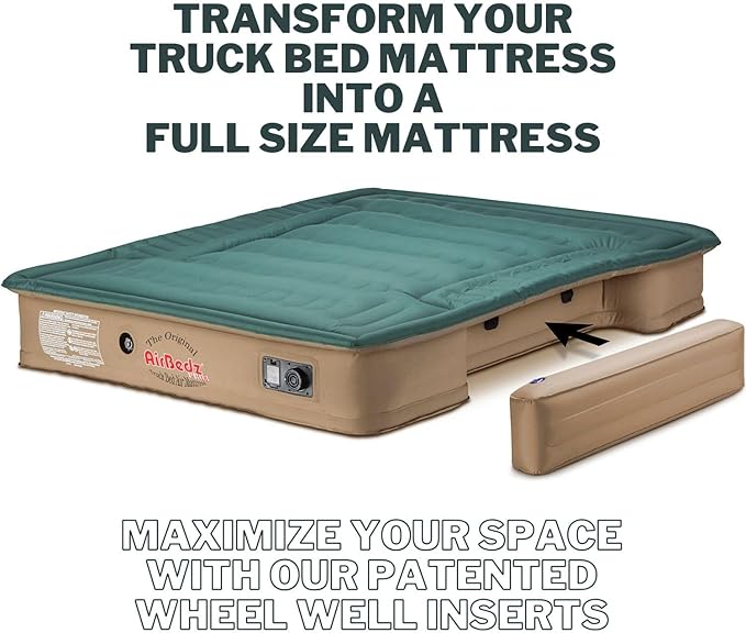 Pittman Outdoors PPI-PROAC5 AirBedz Pro3 Truck Bed Air Mattress Inflatable Wheel Well Side Inserts | Fits All Pro3 Series