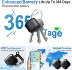 Air Tag for Android, Tags-4 Pack Tracker with 4 Case, Works via Google Find Hub App, Android Tracker Tags, Item Finder for Key, Backpack, Travel and Commute, 2 Black, 2 White (NOT for iOS)