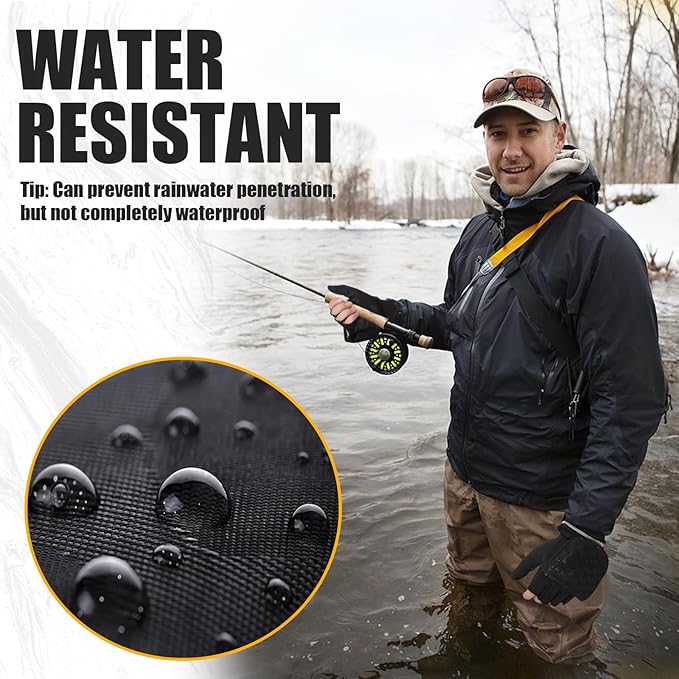 Pixel Panda Winter Gloves for Men Women Warm Touchscreen Gloves for Cold Weather Thin Water-Resistant Windproof Non-Slip Gloves for Cycling, Driving, Running, Hiking