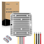 Nilight 24V to 12V Voltage Converter 240W 20A Regulator Step Down to 12VDC Waterproof DC Convert Reducer Power Supply Transformer Module for Golf Cart Scooters Trucks