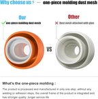 3 Pairs Replacement Ear Tips for AirPods Pro 1st & 2nd Generation with Noise Reduction Hole, Silicone Ear Tips for AirPods Pro with Portable Storage Box and Fits in Charging Case (Medium, Orange)