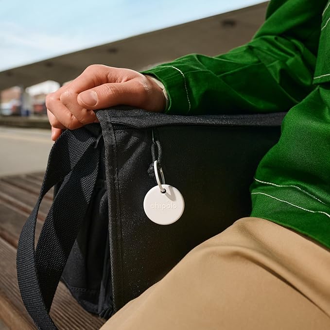 Chipolo POP Tracker Tag - Colorful, Compatible, Loud Bluetooth Tracker with Call Your Phone & Out of Range Alert, Works with Apple Find My or Google's Find My Device - 6 Pack