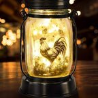 kyoryuger Chicken Gifts for Women/Men Cock Lovers Solar Lantern Mom Birthday, Mothers Day, Solar Garden Decoration Outside for Yard, Patio,Backyard,Porch, Torches