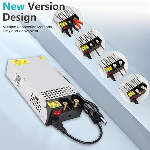 DC 12V 100A 1200W Power Supply, 110V AC to 12V DC Converter Transformer Adapter 100amp 1200W Switching Power Supply for LED Strip Light CCTV Camera Security System Radio 3D Printer